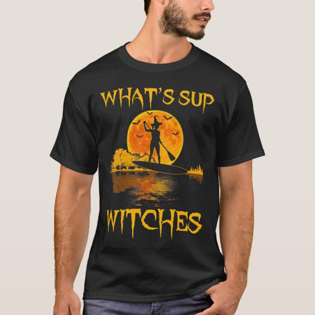 PADDLEBOARD Halloween What_#39_s Sup Hexches Girl T-Shirt (Vorderseite)