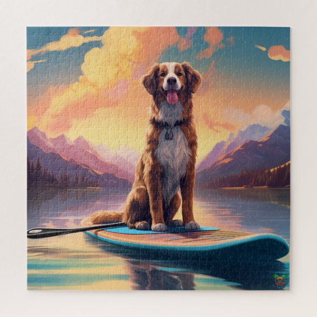 Paddleboard Pup: Labrador Retriever Edition (Vertikal)