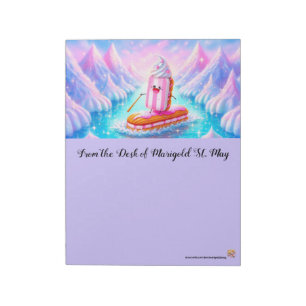 Paddleboarding-Gebäck Notizblock