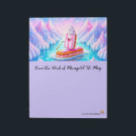 Paddleboarding Pastries Notizblock<br><div class="desc">Palais de Marigold St. May creates unique stationery for those that love all things cute,  Kawaii,  floral,  and colorful. Note that the designs are created for the large notepad or stationery sheets. If you would like a different size notepad,  stationery,  or anything else,  please contact me!</div>