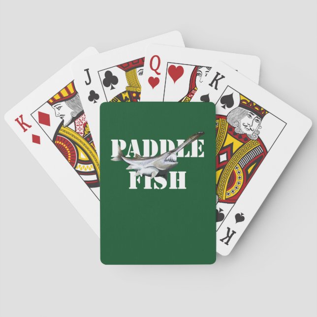 Paddlefisch Spielkarten (Rückseite)
