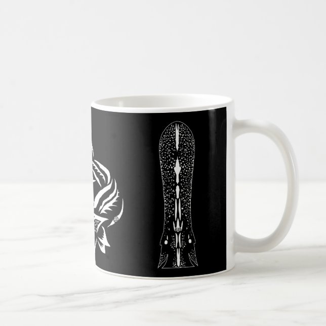 Paddlefish-u. Rostrum-Entwurf Kaffeetasse (Rechts)