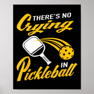 Paddlell Tennis Dminton In Pickl gibt es kein Wein Poster