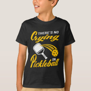 Paddlell Tennis Dminton In Pickl gibt es kein Wein T-Shirt