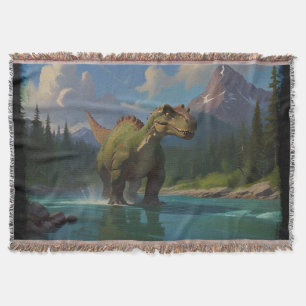 Paddling Brontosaurus & River Fun Decke