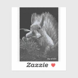 Paddy Cake, Squirrel Aufkleber