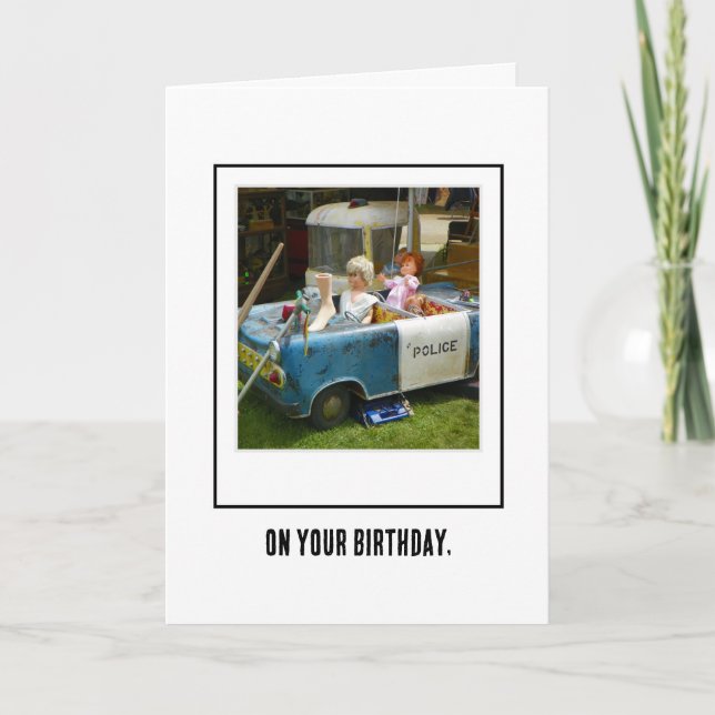 Paddy Wagon Birthday Grußkarte Dankeskarte (Vorderseite)
