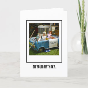 Paddy Wagon Carte de voeux d'anniversaire