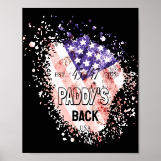 Paddy's Back Funny Trump1 Poster