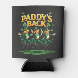 Paddy's Back Funny Trump St Patrick Day Leopard Dosenkühler