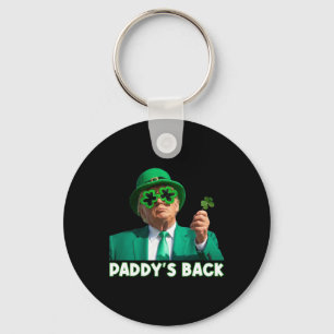 Paddy's Back Funny Trump St Patricks Day Outfit Sh Schlüsselanhänger