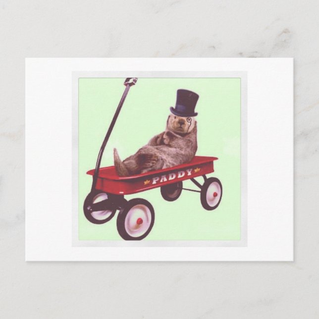 Paddywagenpostkarte Postkarte (Vorderseite)