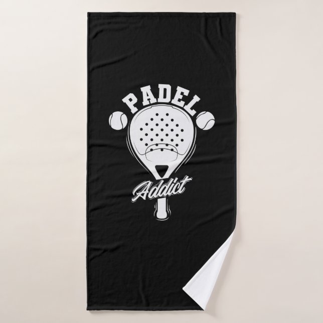 Padel Addict Tennis Ballsportart (Serviette de bain)