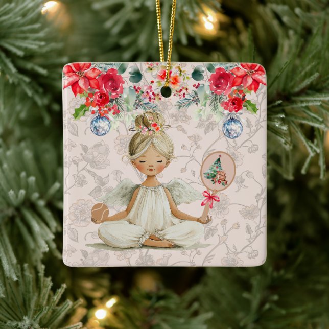 Padel Christmas Ornament – A Holiday Padel Angel (Baum)