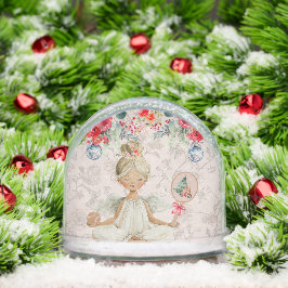 Padel Christmas Snow Globe – A Holiday Padel Angel Schneekugeln