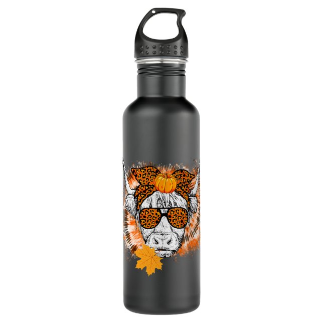 Padel Dabbing Skeleton Halloween mit Paddle Tenni Edelstahlflasche (Vorderseite)