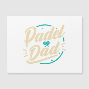 Padel Dad Plattform Tennis Paddleball Padel  Magnetkarte