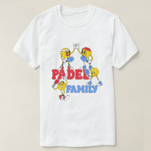 Padel Family | Retro Cartoon T-Shirt