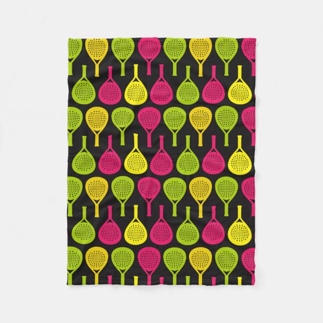 Padel Glow & Throw Fleecedecke (Vorderseite)