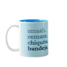 Padel-Kaffeetasse - Persönliche Wort-Vibes Himmelb