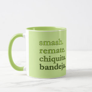 PADEL-KAFFEETASSE – WORD VIBES – LIMEGRÜN TASSE
