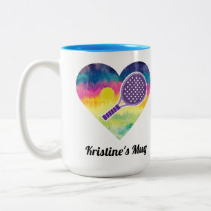 Padel Lover Zweifarbige Tasse