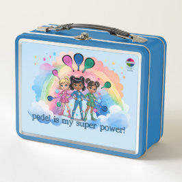PADEL LUNCHBOX - PADEL GIRLS SUPERHEROES in BLUE