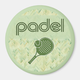 Padel Magnet – Spanische Fliesenvibes Matcha Grün