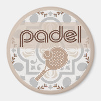 Padel Magnet – Vibes Carreaux Espagnols Taupe Marr