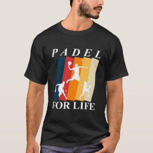 Padel Paddle Tennis Paddel Racquet Vintag T-Shirt