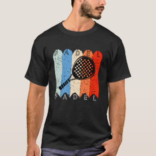Padel Paddle Tennis Paddel Racquet Vintag T-Shirt