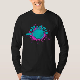 Padel-Paddle-Tennis-Schläger-Racquet-Ball-Vintage T-Shirt