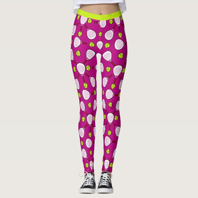 🎾 Padel Power Pants Leggings (Vorderseite)