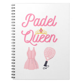 Padel Queen Notebook Notizblock