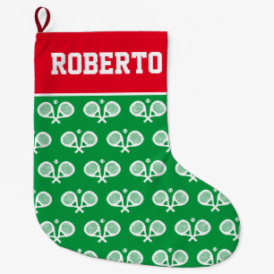 Padel-Schläger Weihnachtsfest Strumpf mit individu Großer Weihnachtsstrumpf