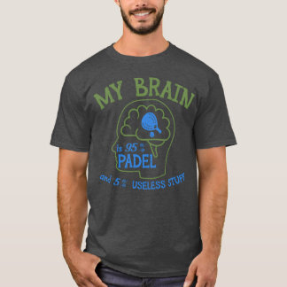 Padel-Sport-Courtraining lustige Padel-Spieler T-Shirt