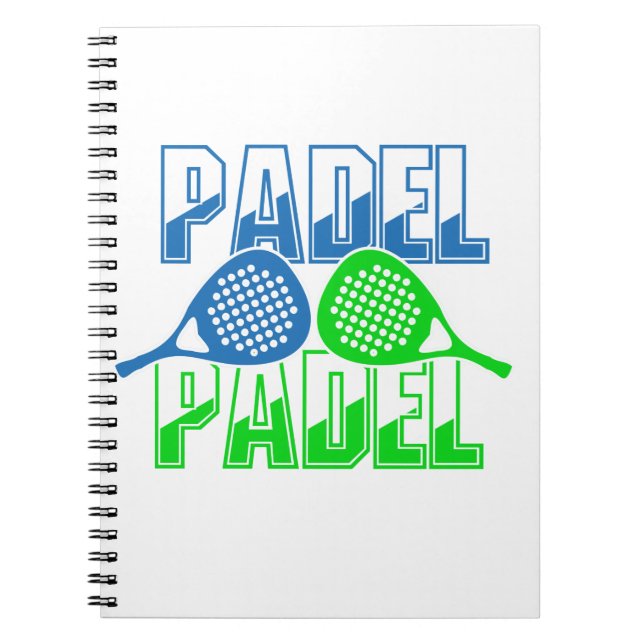 PADEL-Sport Notizblock (Vorderseite)