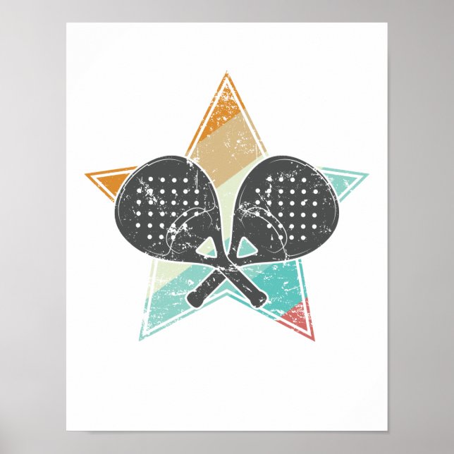 Padel Tennis Ballsportart Poster (Vorne)