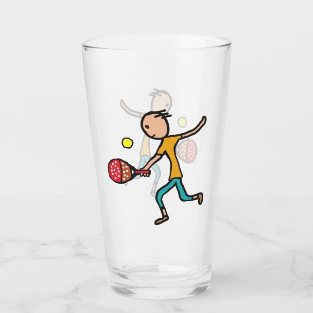 Padel Tennis Glas (Vorderseite)
