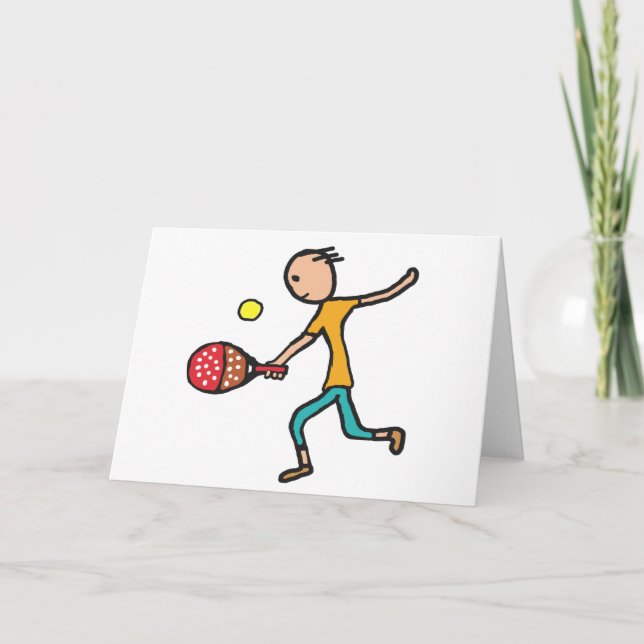 Padel Tennis Karte (Vorderseite)