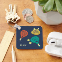 Padel Tennis Rackets und Balls Monogram