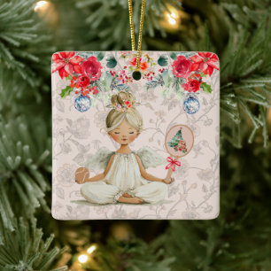 Padel-Weihnachtsbaumschmuck – Ein festlicher Padel Keramikornament