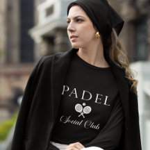 Padel Women’s T-Shirt – Padel Social Club Black