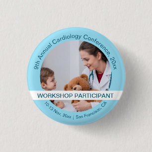 Pädiatrie Kinderärztliche medizinische Konferenz Button