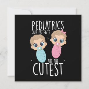 Pädiatrie Patienten Kinder Arzt Medizin Geschenk Einladung