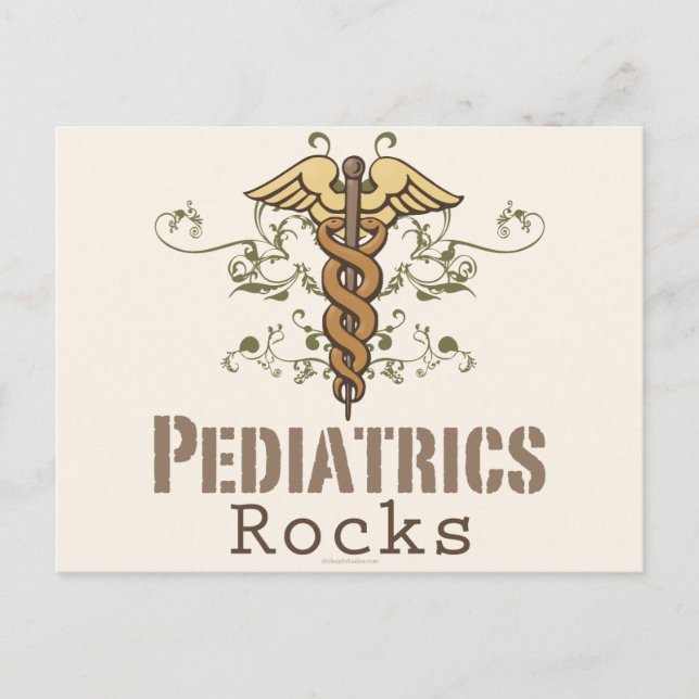 Pädiatrie Rock Pediatrier Postcard Postkarte (Vorderseite)