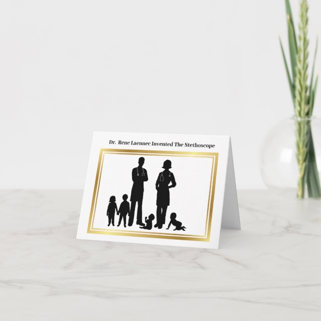 Pädiatrie Trivia Grußkarte Karte (Vorderseite)