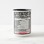 Pädiatrische Ärztin Funny Nutrional Facts Gift Tas Tasse<br><div class="desc">Passen Sie diese lustigen Ernährungsfakten an,  um ein Geschenk zu machen,  das sie schätzen werden.  Ideal für jeden Beruf oder jede Spezialität.RXMugs - Genau das,  was der Arzt bestellt hat! Kaufen Sie heute eins,  fühlen Sie sich großartig morgen. zazzle.com/RXMugs Entwürfe von Amelia Carrie</div>