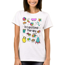 Pädiatrische Berufstherapie Farbvoller T - Shirt