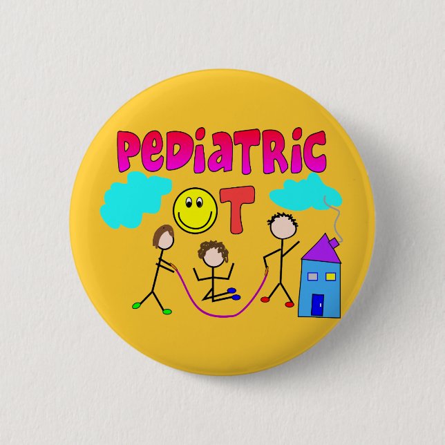 Pädiatrische Beschäftigungstherapeut-Geschenke Button (Vorderseite)